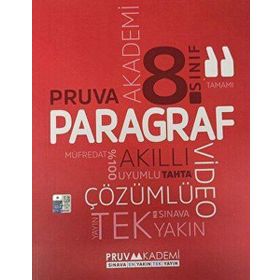 8. Sınıf Pruva Paragraf Soru Bankası