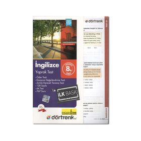 8. Sınıf Rd Grimer İngilizce Yaprak Testler - Dörtrenk Yayınları