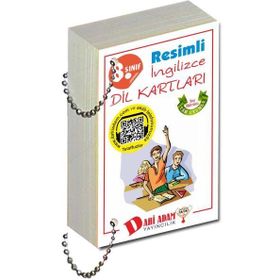 8. Sınıf Resimli İngilizce Dil Kartları-Dahi Adam Yayınları