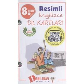 8. Sınıf Resimli İngilizce Dil Kartları-Dahi Adam Yayınları