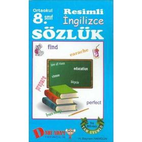 8. Sınıf Resimli İngilizce Dil Kartları-Dahi Adam Yayınları
