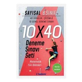 8. Sınıf Sayısal 10x40 Deneme Sınavı Tudem Yayınları