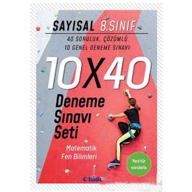 8. Sınıf Sayısal 10x40 Deneme Sınavı Tudem Yayınları