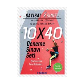 8. Sınıf Sayısal 10x40 Deneme Sınavı Tudem Yayınları