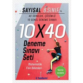 8 Sınıf Sayısal Deneme Seti 10x40 Tudem Yayınları