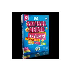 8.Sınıf Sayısal Medya Fen Bilimleri 16 Deneme Ünlüler Karması