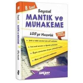 8.sınıf Sayısal Muhakeme Mantık Çözümlü Soru Bankası Ankara Yayın
