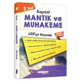 8. Sınıf Sayısal Muhakeme ve Mantık Soru Bankası - Ankara Yayınları