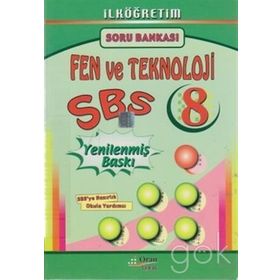 8. SINIF SBS FEN VE TEKNOLOJI SORU BANKASI - KOMISYON (ISBN:9786054009299)
