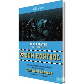 8. Sınıf Son Kontrol Matematik Deneme Bilfen Yayıncılık