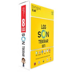 8. Sınıf Son Tekrar Seti - Tonguç Yayınları