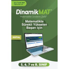 8. Sınıf Sonsuz Sayıda Soru Üreten Matematik Soru Bankası Uygulaması DinamikMat
