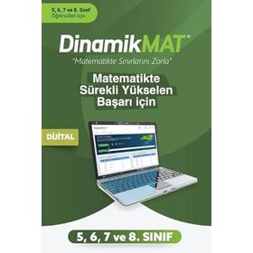 8. Sınıf Sonsuz Sayıda Soru Üreten Matematik Soru Bankası Uygulaması DinamikMat