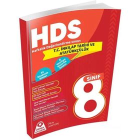 8. Sınıf Sosyal Bilgiler Haftalık Değerlendirme Sınavı HDS Örnek Akademi Yayınları