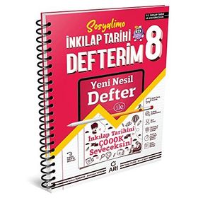 8 Sınıf Sosyolimo Akıllı İnkilap Tarihi Defterim - Arı Yayınları