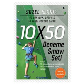 8. Sınıf Sözel 10x50 Deneme Sınavı Seti Tudem Yayınları