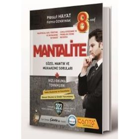 8. Sınıf Sözel Mantık ve Muhakeme Mantalite Soruları-Çanta Yayınları