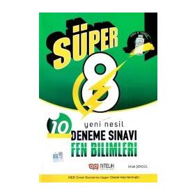 8. Sınıf Süper Fen Bilimleri 10 lu Deneme Sınavı - Nitelik Yayınları