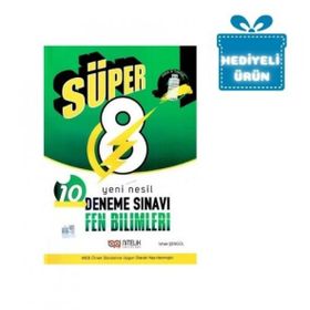 8. Sınıf Süper Fen Bilimleri 10 lu Deneme Sınavı - Nitelik Yayınları