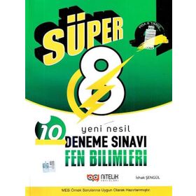 8. Sınıf Süper Fen Bilimleri Yeni Nesil Deneme Sınavı Nitelik Yayınları