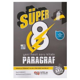 8. Sınıf Süper Lgs Paragraf Soru Bankası-Nitelik Yayınları
