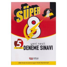 8. Sınıf Süper Yeni Nesil 5'li Deneme Sınavı - Nitelik Yayınları