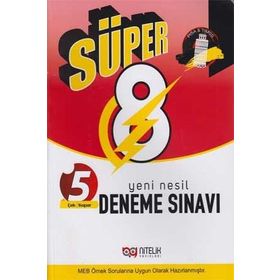 8. Sınıf Süper Yeni Nesil 5'li Deneme Sınavı - Nitelik Yayınları