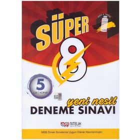 8. Sınıf Süper Yeni Nesil 5'li Deneme Sınavı - Nitelik Yayınları