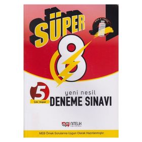 8. Sınıf Süper Yeni Nesil 5'li Deneme Sınavı - Nitelik Yayınları