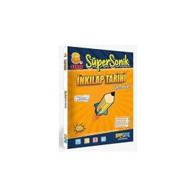 8. Sınıf Süpersonik T.C. İnkılap Tarihi ve Atatürkçülük Soru Bankası Süpersonik Yayınları