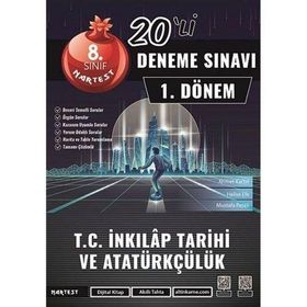 8. Sınıf T.C. İnkılap Tarihi ve Atatürkçülük 1. Dönem Mod 20 Deneme - Nartest Yayınları