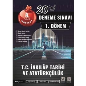 8. Sınıf T.C. İnkılap Tarihi ve Atatürkçülük 1. Dönem Mod 20 Deneme - Nartest Yayınları