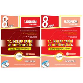 8. Sınıf T.C. İnkılap Tarihi ve Atatürkçülük 10x20 Deneme 1.Dönem-Tudem Yayınları