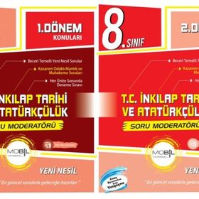 8. Sınıf T.C. İnkılap Tarihi ve Atatürkçülük 10x20 Deneme 1.Dönem-Tudem Yayınları