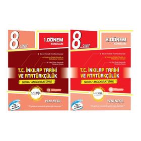 8. Sınıf T.C. İnkılap Tarihi ve Atatürkçülük 10x20 Deneme 1.Dönem-Tudem Yayınları