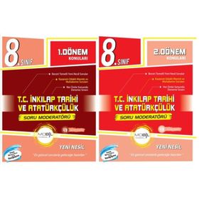 8. Sınıf T.C. İnkılap Tarihi ve Atatürkçülük 10x20 Deneme 1.Dönem-Tudem Yayınları