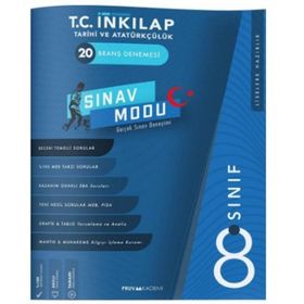 8. Sınıf T.C. İnkılap Tarihi ve Atatürkçülük 20 Branş Denemesi-Pruva Akademi