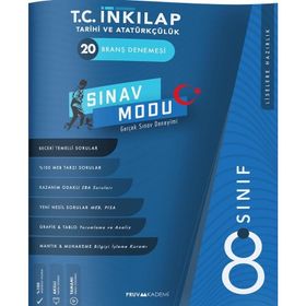 8. Sınıf T.C. İnkılap Tarihi ve Atatürkçülük 20 Branş Denemesi-Pruva Akademi