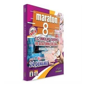 8. Sınıf T.c İnkılap Tarihi Ve Atatürkçülük 24'lü Deneme - Maraton Yayınları