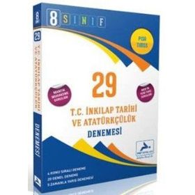 8. Sınıf T.C. İnkılap Tarihi ve Atatürkçülük 29 Denemesi Prf Paraf Yayınları