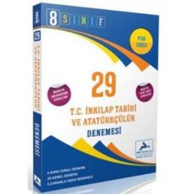 8. Sınıf T.C. İnkılap Tarihi ve Atatürkçülük 29 Denemesi Prf Paraf Yayınları