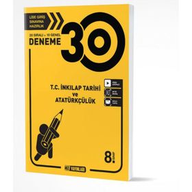 8. Sınıf T.C. İnkılap Tarihi ve Atatürkçülük 30 Deneme - Hız Yayınları