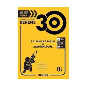 8. Sınıf T.C. İnkılap Tarihi ve Atatürkçülük 30 Deneme - Hız Yayınları