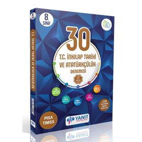 8. Sınıf T.C. İnkılap Tarihi ve Atatürkçülük 30 Deneme-Yanıt Yayınları