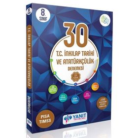 8. Sınıf T.C. İnkılap Tarihi ve Atatürkçülük 30 Deneme-Yanıt Yayınları