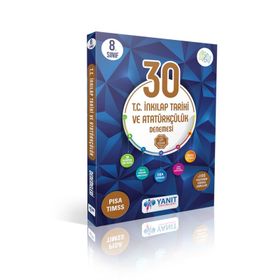 8. Sınıf T.C. İnkılap Tarihi ve Atatürkçülük 30 Deneme-Yanıt Yayınları
