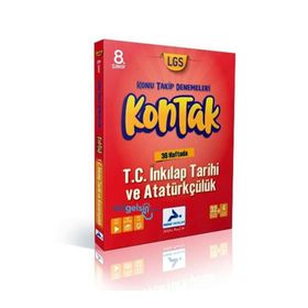 8. Sınıf T.C İnkılap Tarihi ve Atatürkçülük 36'lı Kontak Deneme PRF Paraf Yayınları