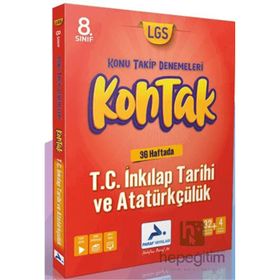 8. Sınıf T.C İnkılap Tarihi ve Atatürkçülük 36'lı Kontak Deneme PRF Paraf Yayınları