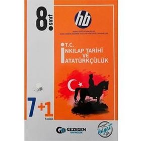8. Sınıf T.C. İnkılap Tarihi ve Atatürkçülük 7+1 Fasikül-Gezegen Yayınları
