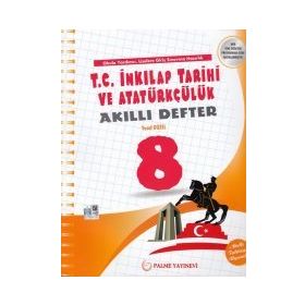 8. Sınıf T.C. İnkılap Tarihi ve Atatürkçülük Akıllı Defter Palme Yayınları